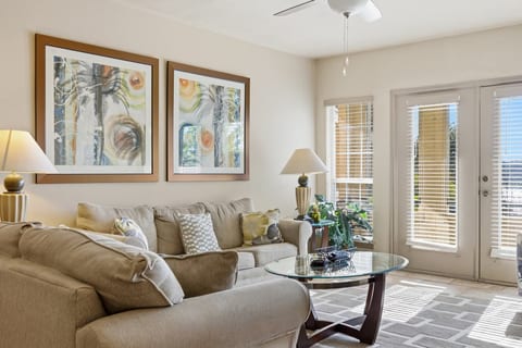 Living Room with Queen Sleeper Sofa