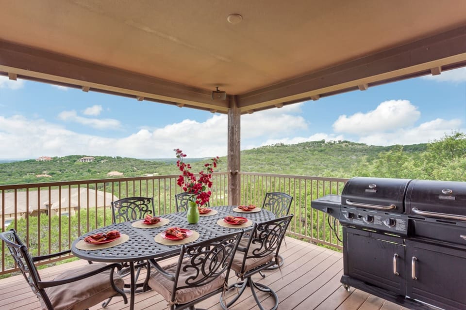 Main Porch with Dining and BBQ Grill