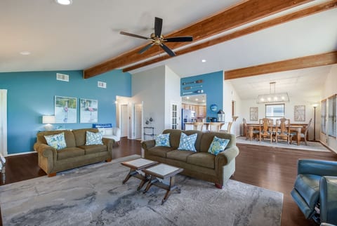 Multiple Seating Areas in Living Room