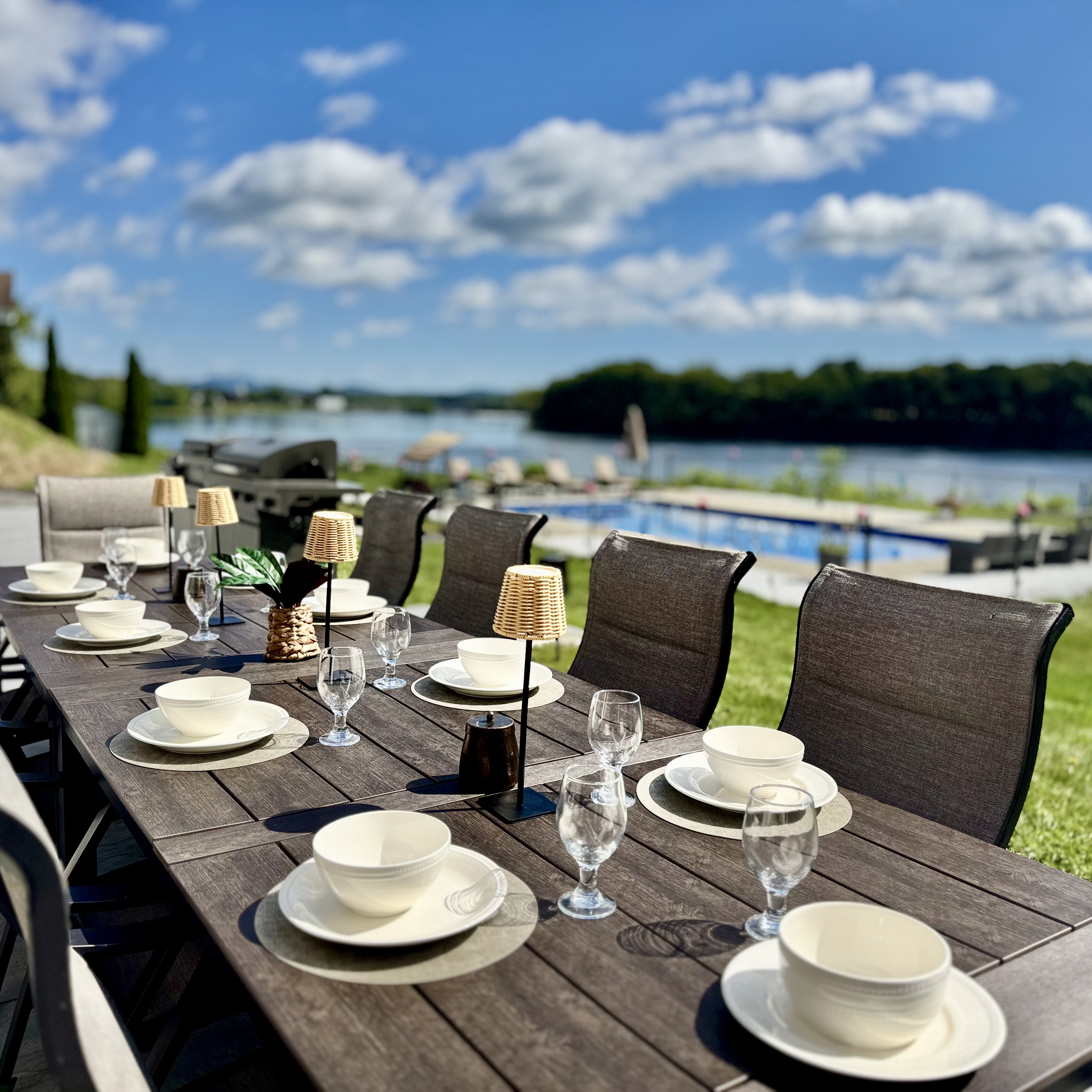8 Beds Saratoga Waterfront Estate, Heated Pool
