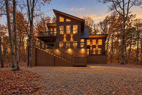 Rustic Cabin in the Woods