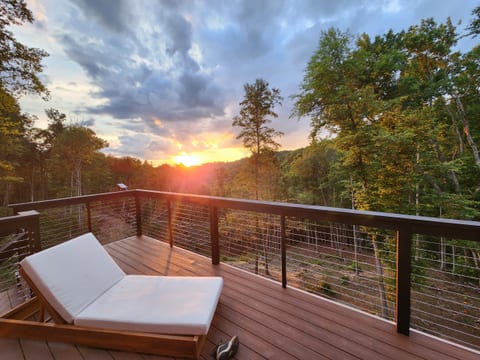 Sunset from balcony