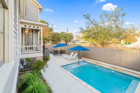 Private pool - heated with privacy fence & outdoor shower.