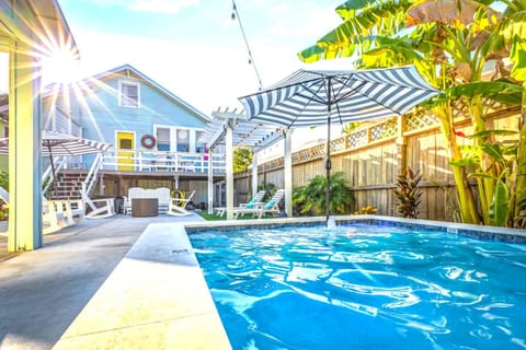 Our private pool is heated to 85 - 90 degrees year round.