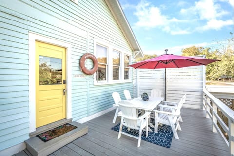 Have lunch on our covered deck overlooking the private pool.