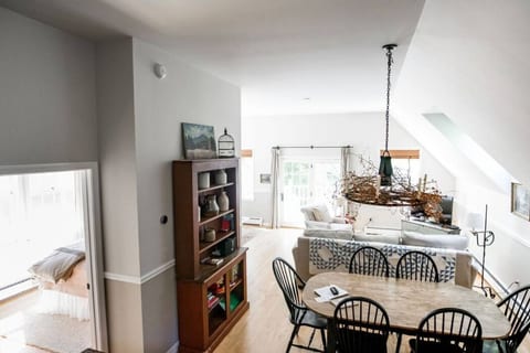 Ample dining space