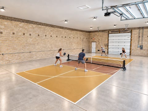 Dink your heart away on our brand new Pickleball / Basketball Court