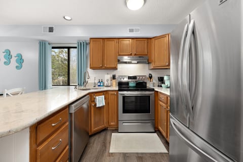 We provide dish and dishwasher soap and starter paper towels.