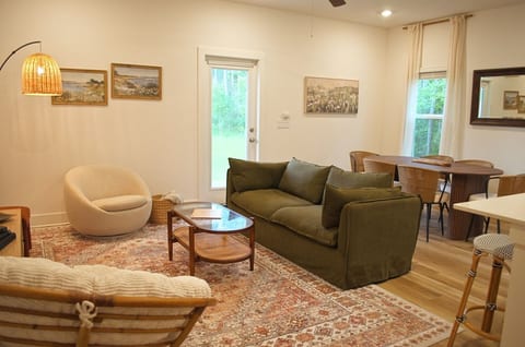 Living and dining areas for family downtime and meals
