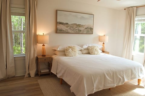Primary king suite with an ensuite bathroom
