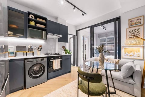 bright and inviting living space designed for relaxing after a day of exploring.