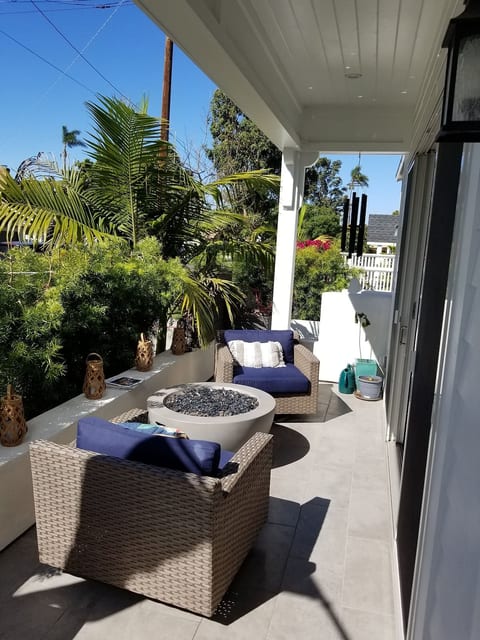 Front porch/Private patio retreat.