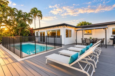 Waterfront Family Getaway with Pool BBQ FirePit