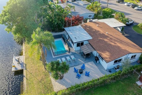 Waterfront Family Getaway with Pool BBQ FirePit