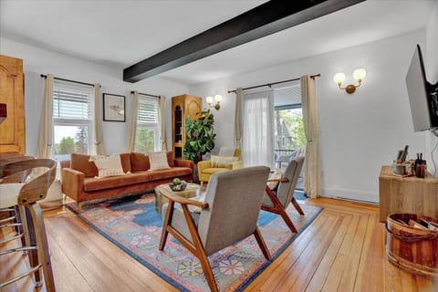 Relax in the cozy living room
