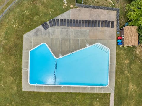 Outdoor seasonal community pool