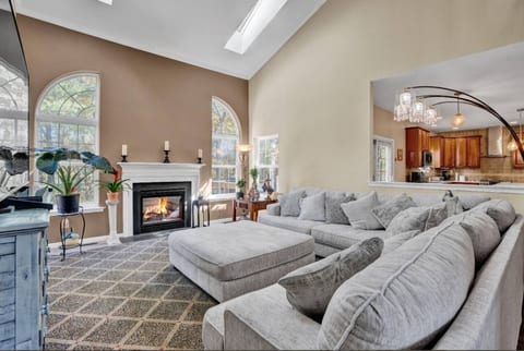 Spacious open living area perfect for relaxing and entertaining