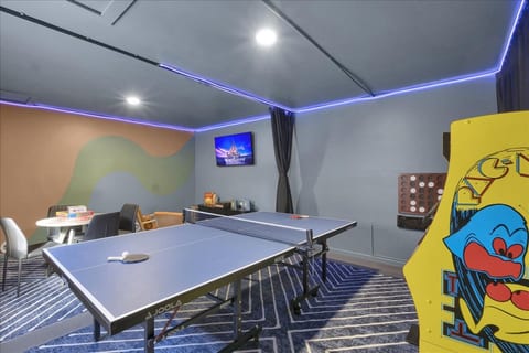 Fun for everyone! Enjoy the game room with ping pong, arcade games, and a variety of board games.
