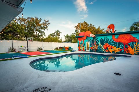 Poolside meets game time