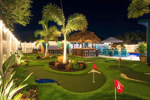 Enjoy our spacious mini golf course—perfect for friendly competition, family fun, and laid-back afternoons right at the property.