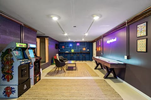 Let the games begin! Head downstairs to enjoy our game room, packed with entertainment for kids and adults alike.