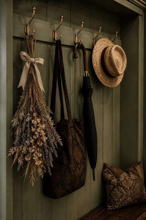 Foyer, mudroom, drop zone