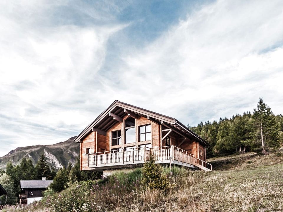 Chalet Kristall 6-Bettwohnung, ducha y baño, WC - Termen