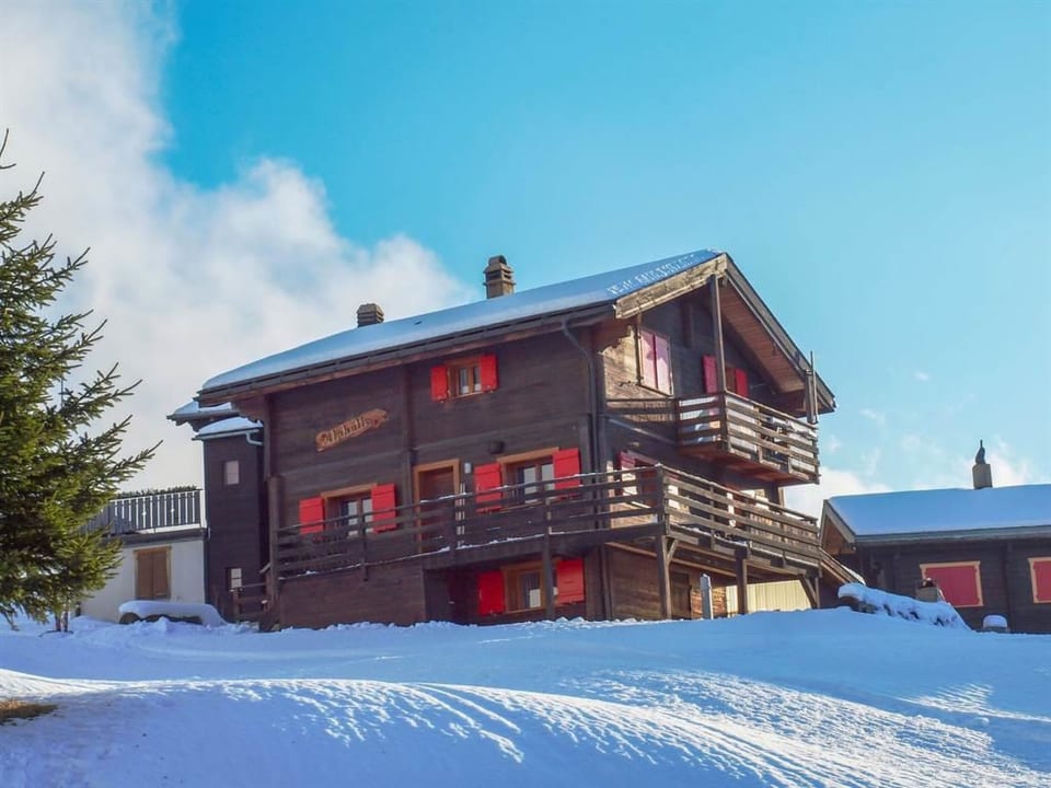 Chalet Alphütte Appartement/Fewo, Dusche, WC 4-Bettwohnung Erdgeschoss - Termen
