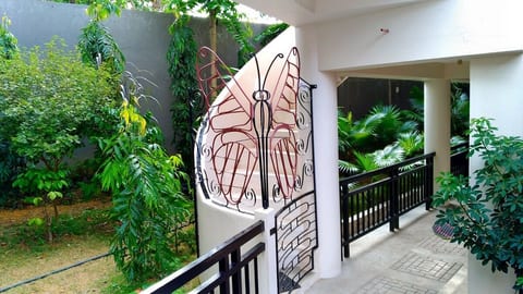 Butterfly Gate to Spiral Staircase