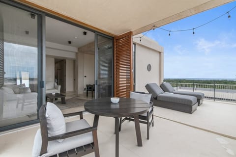 Spacious Terrace with Ocean & Golf Course Views
