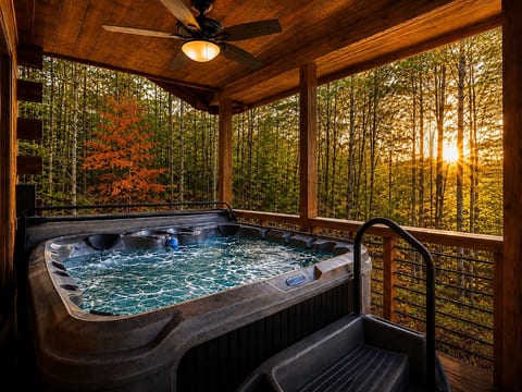 Cozy Cabin Retreat | Hot Tub, Vinyl & Views image 2