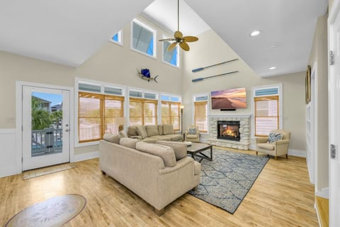 OIB Waterfront Retreat w/ Dock & Golf Cart 5BR