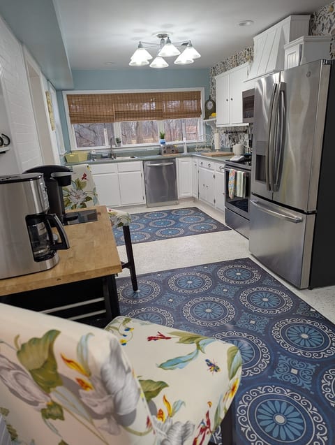Kitchen view from the coffee bar