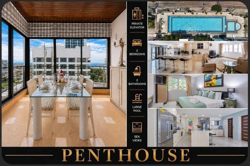 Penthouse - 2-Bed w/ Private Elevator | Pratumnak image 1
