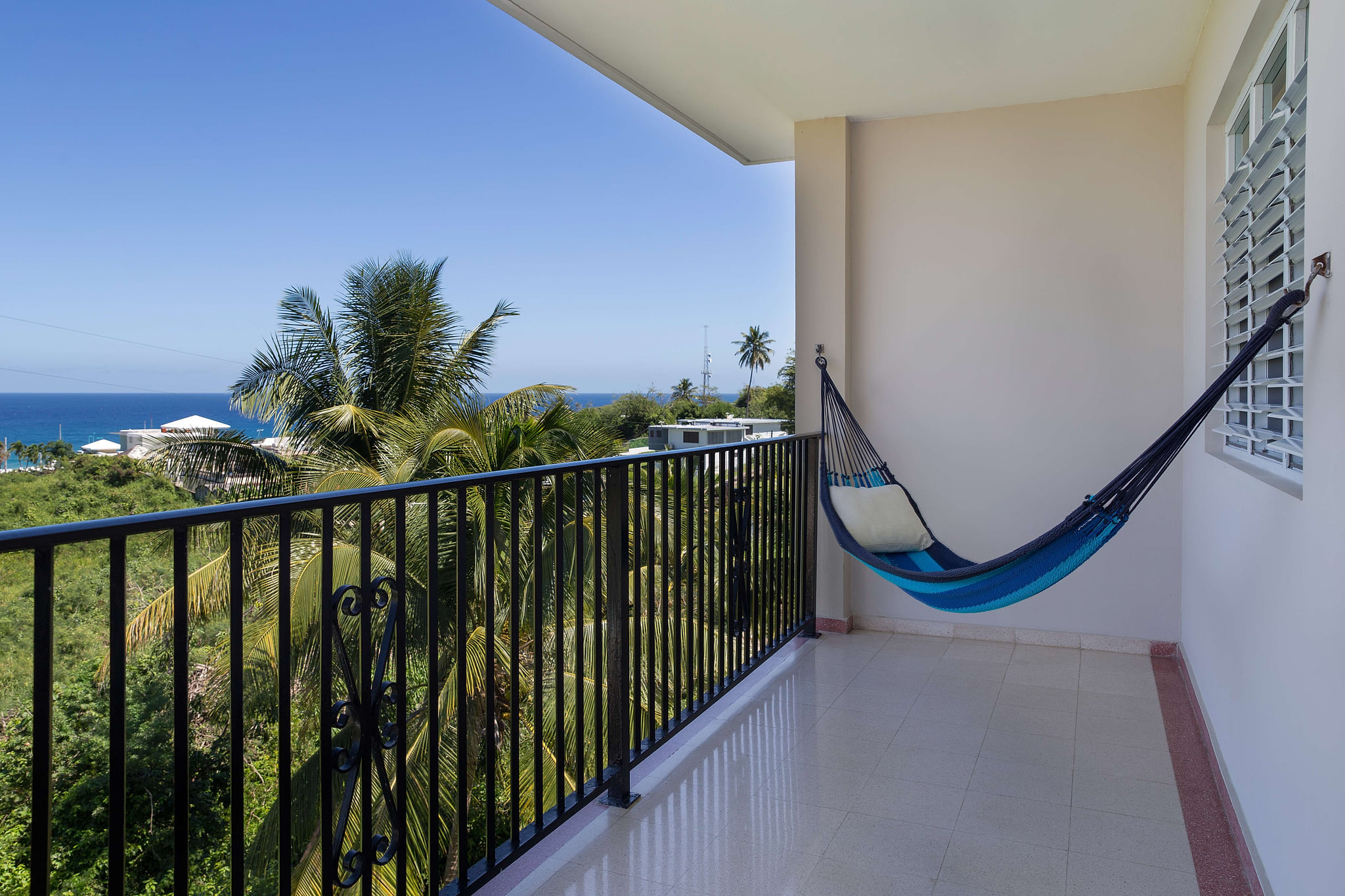 ...and hammocks for afternoon siestas.