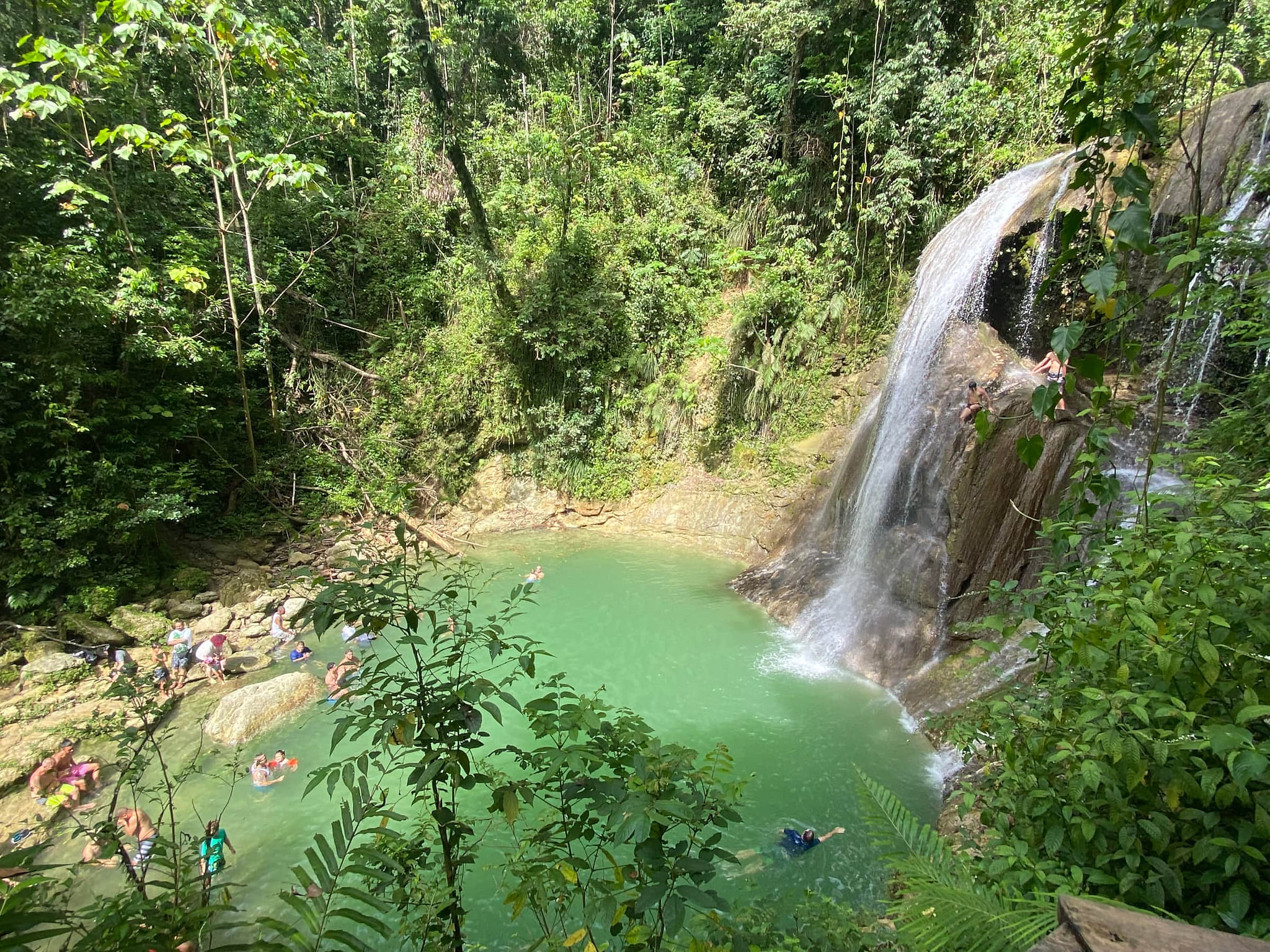Gozalandia waterfall in San Sebastian, PR (40 min drive)