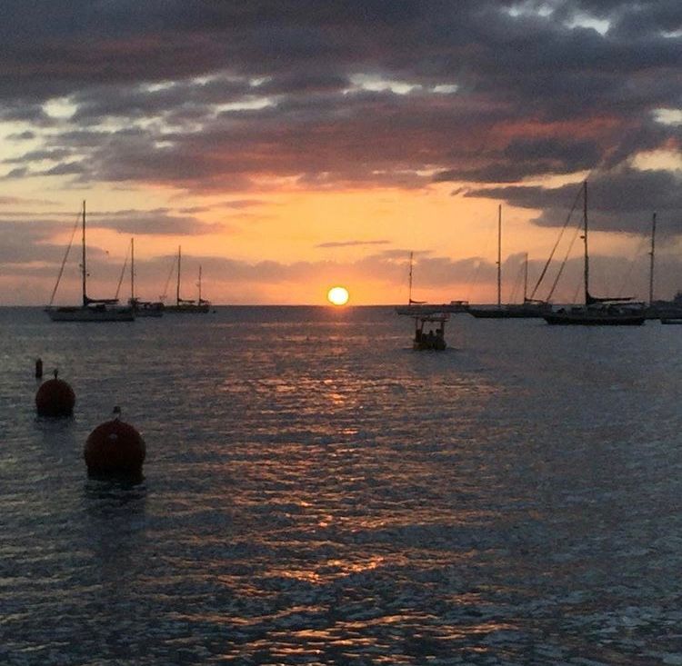 A Cabo Rojo sunset, on the southwest coast