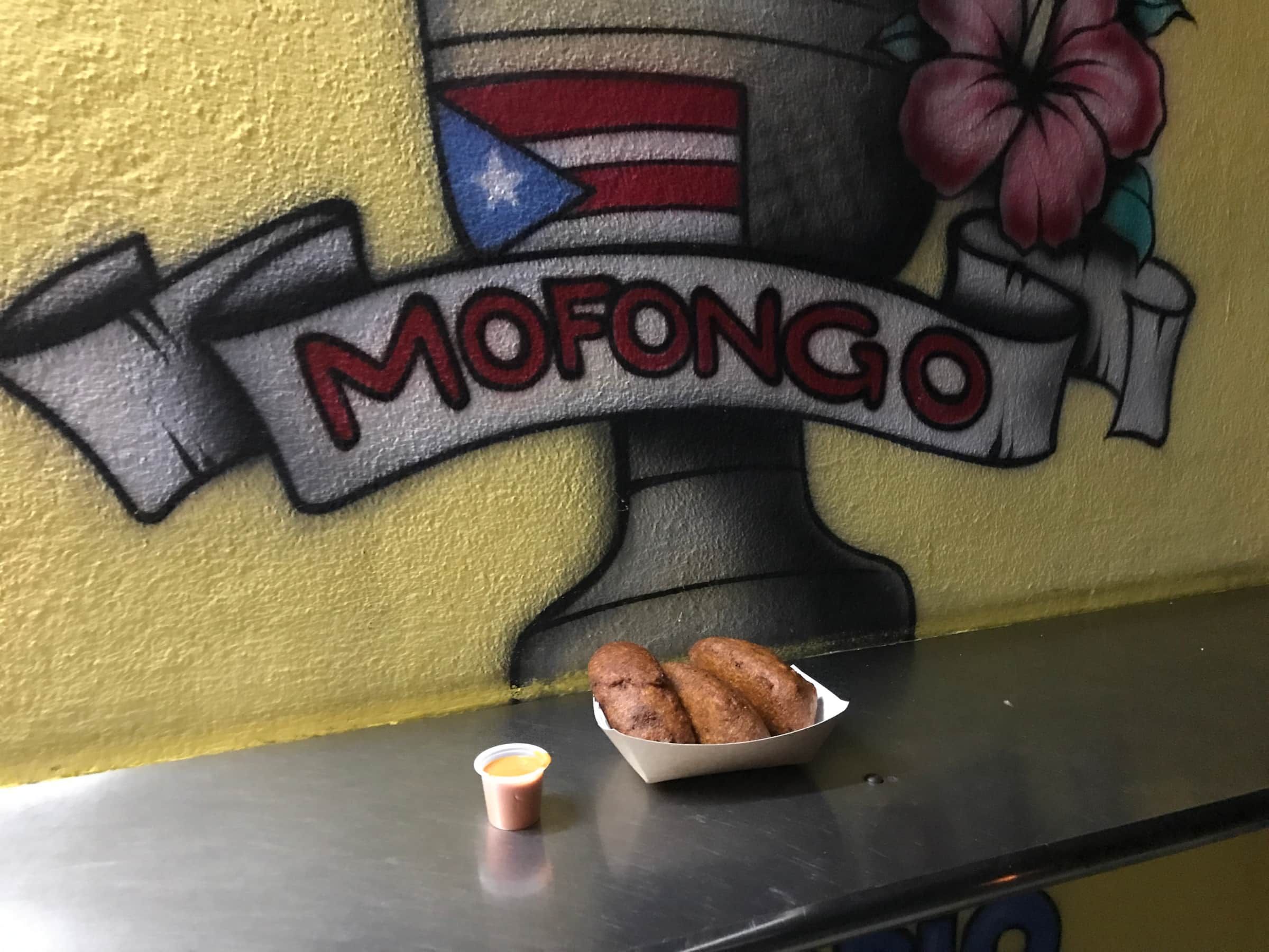 Alcapurrias (plantain fritters) in Hatillo