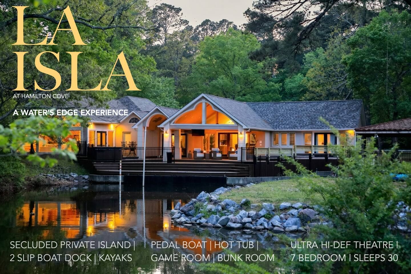 La Isla at Hamilton Cove A Water's edge experience