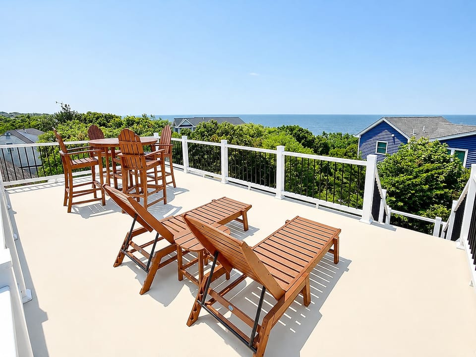 Roof deck, Salt Water Pool, Hot tub & water views! image 1