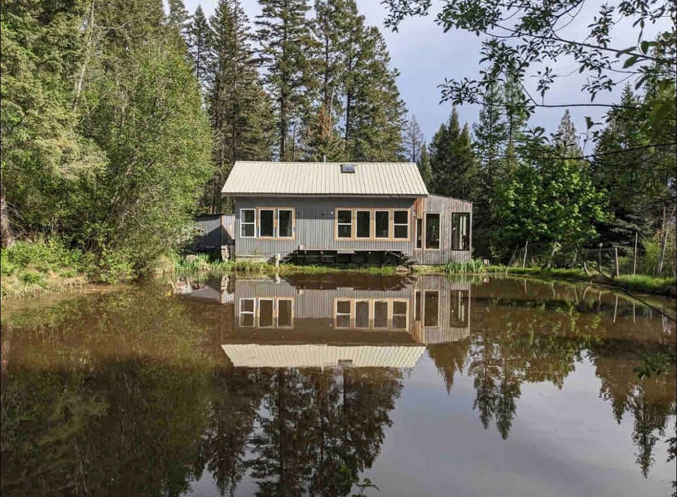 Back side of the cottage