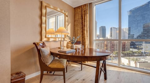 Dedicated Workspace — In-Suite Desk with Open City Views, 8th Floor MGM Signature Tower 2, High-Speed Wi-Fi