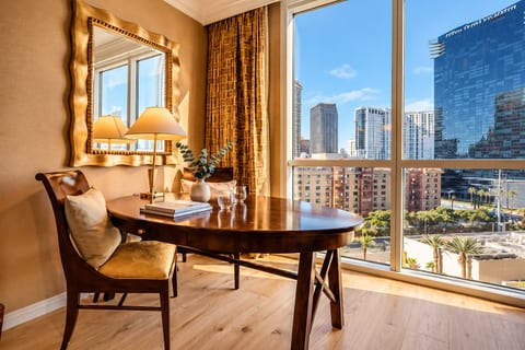 Dedicated Workspace — In-Suite Desk with Open City Views, 8th Floor MGM Signature Tower 2, High-Speed Wi-Fi