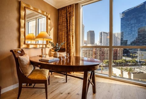Dedicated Workspace — In-Suite Desk with Open City Views, 8th Floor MGM Signature Tower 2, High-Speed Wi-Fi