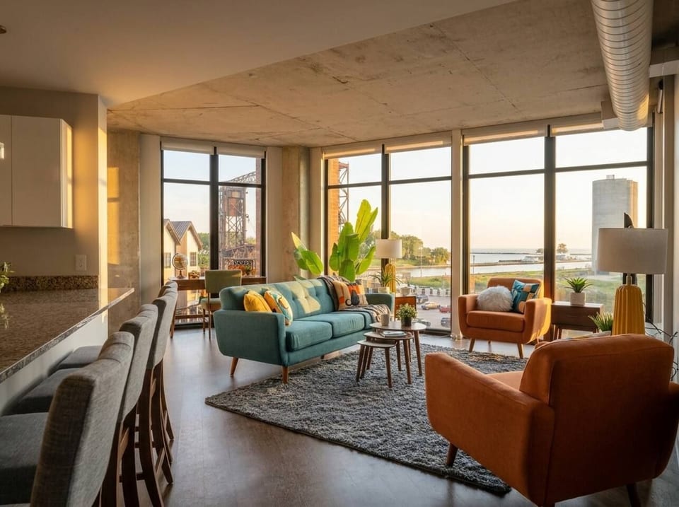 Flats DT + Balcony + Dog Park + On-site Parking - Cleveland