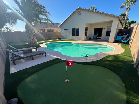 Pool hole!