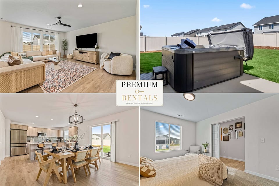 Spacious 6BR Sleeps 22 with Playground, Basketball - Nampa