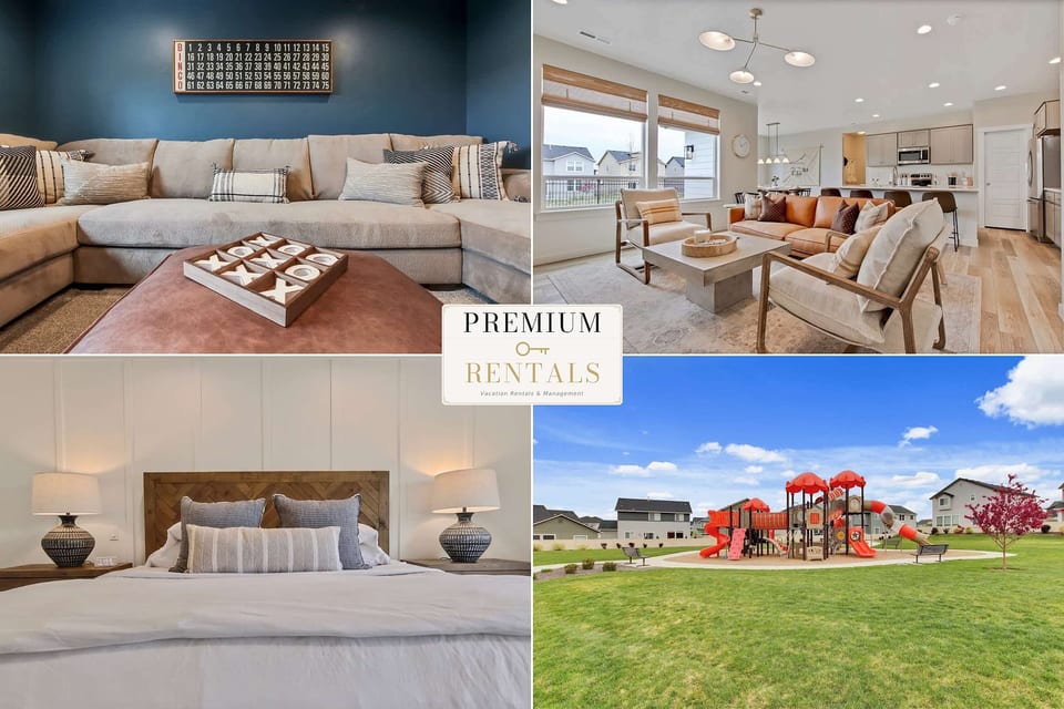Luxurious 4-BR Bungalow with Office - Park Setting - Meridian