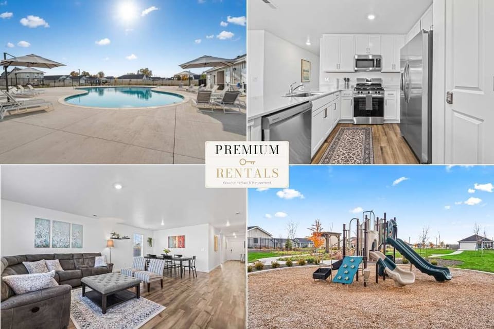 NEW 4BR by Ford Center • Pool Access + Fenced Yard - Nampa