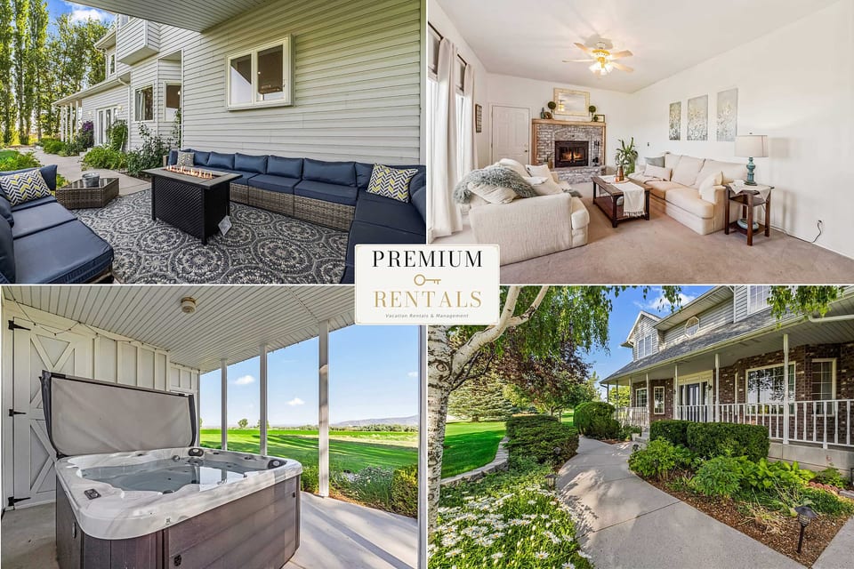 Spacious 6BR Haven - Game Room - Hot Tub Sleep 28+ - Heyburn